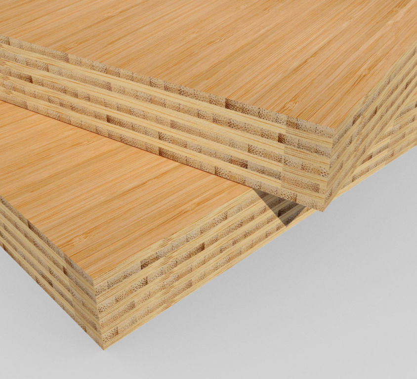 Bamboe 3 mm 1 laags naturel 244 x 122 cm – BambooTeq